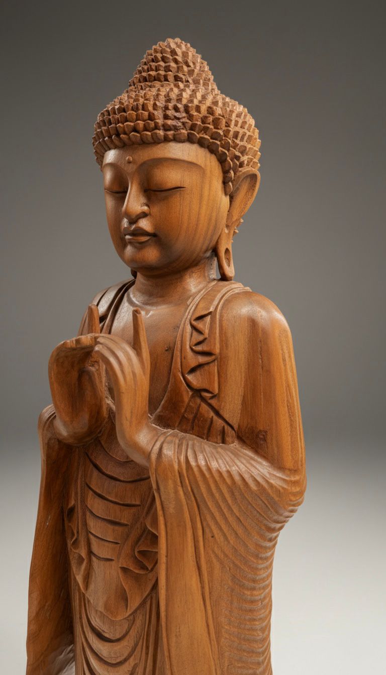 Buda de Pie en Loto
