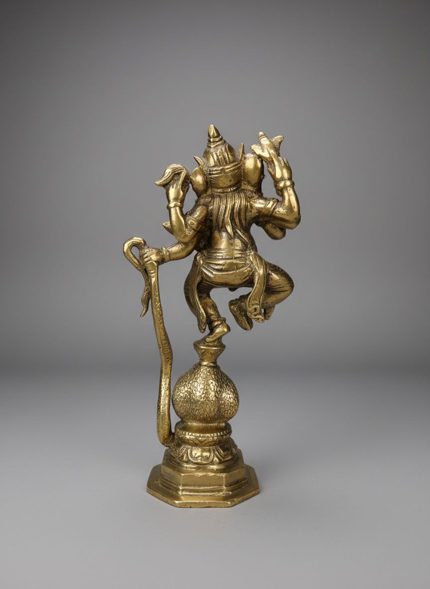 Ganesha Perunggu Menari
