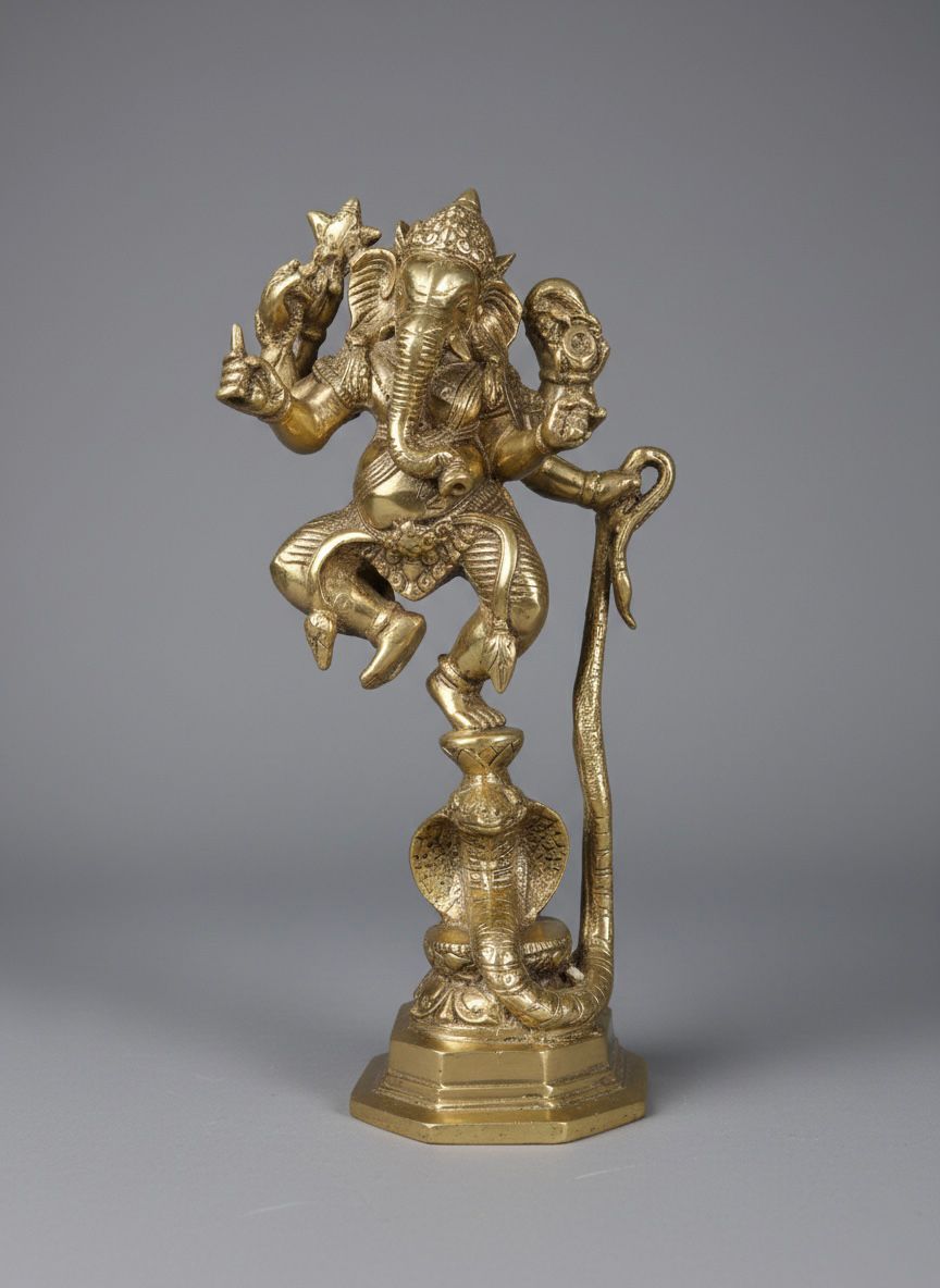 Ganesha Perunggu Menari